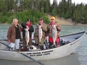 Kasilof river king salmon fishing